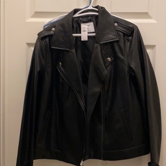 Black Faux Leather Jacket - Picture 1 of 4